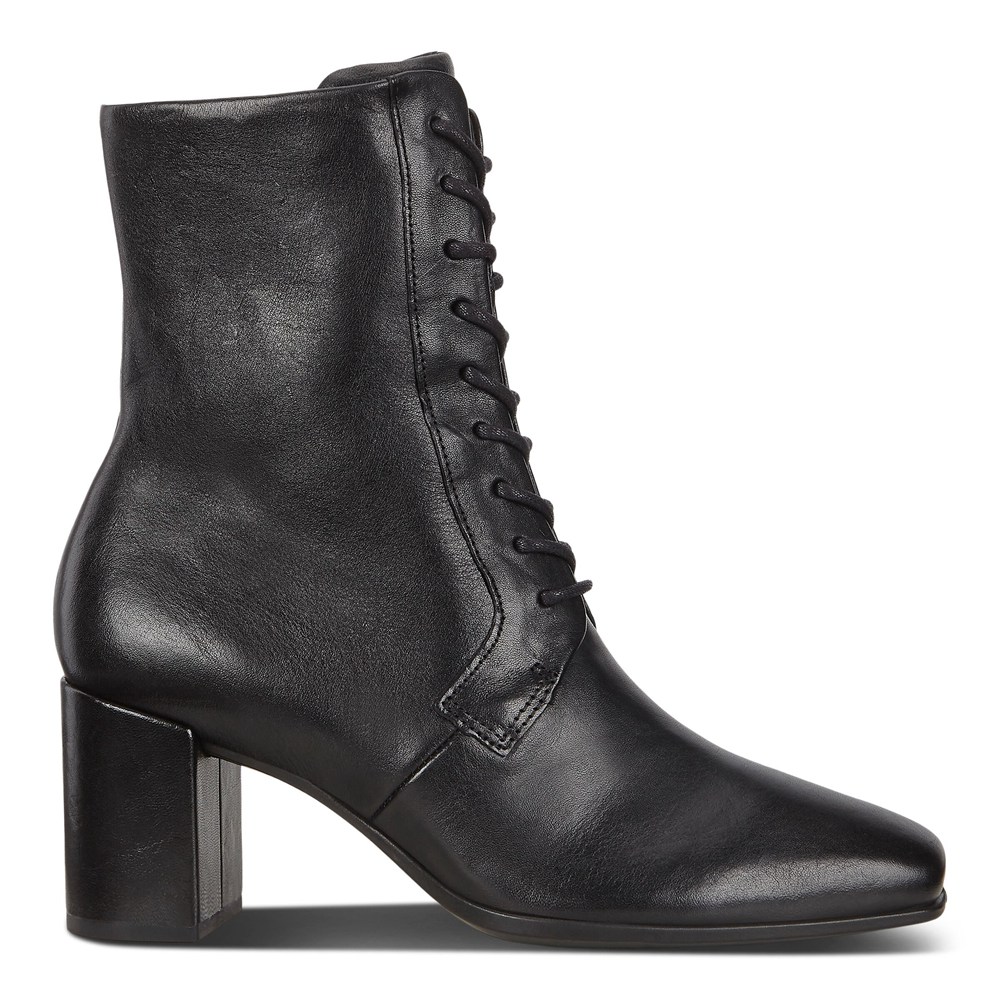 Botas Mujer - ECCO Shape 60 Squared Lace-Up - Negros - FSY054896